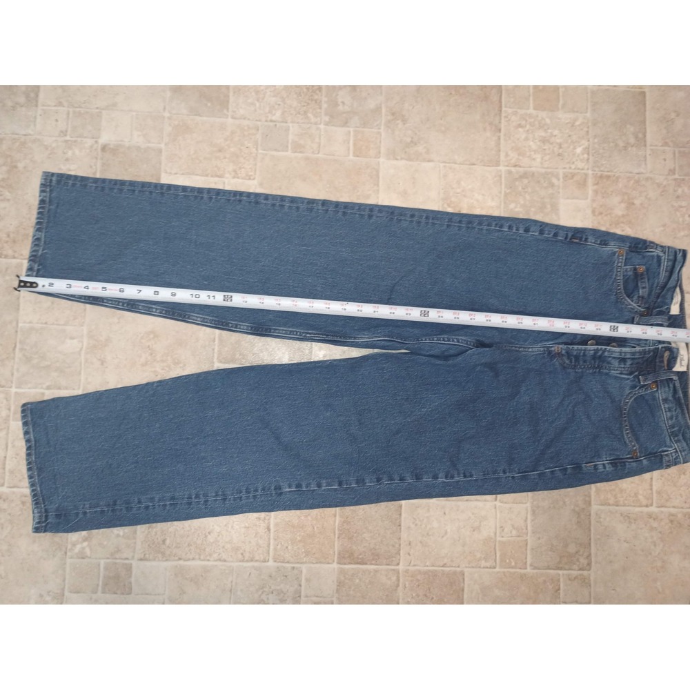 Universal Thread Straight High Rise Button Fly Jeans Blue Capsule Wardrobe 4 - Picture 8 of 9